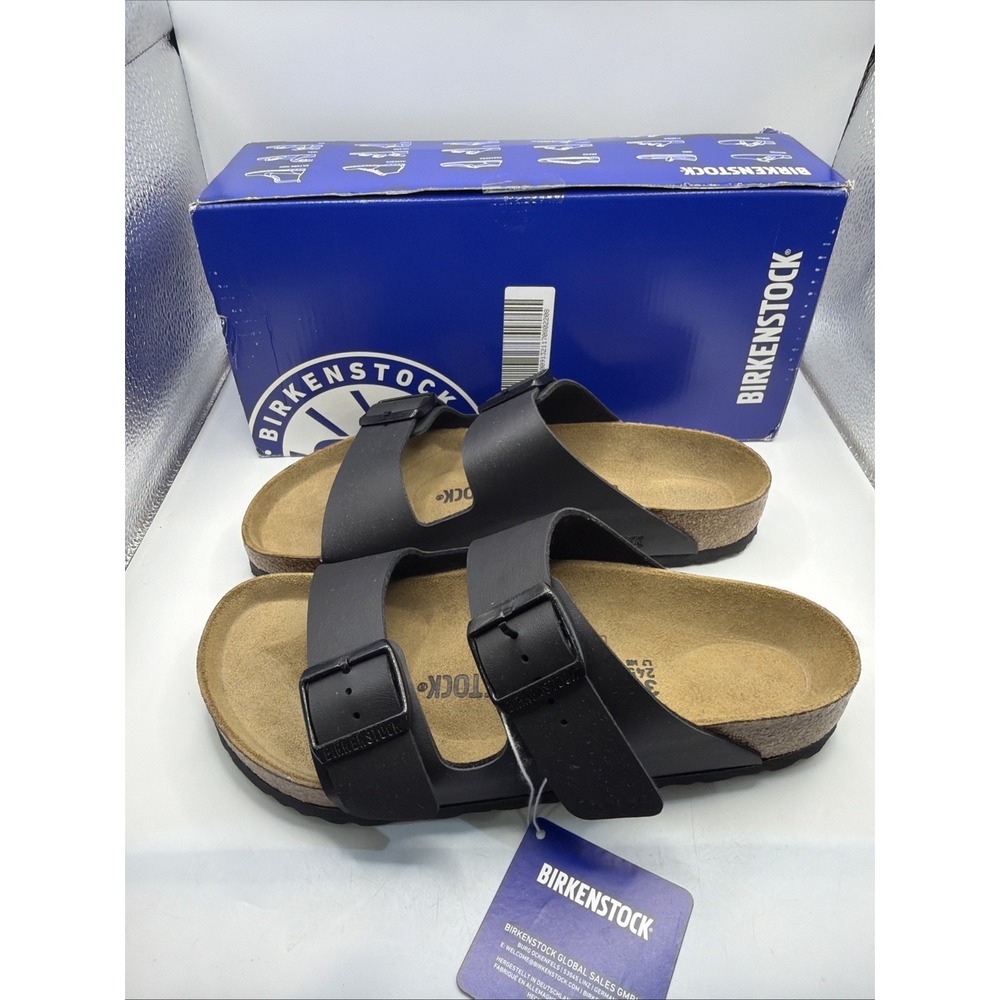 Birkenstock Arizona BS Black Sandals Size EU 38, US Women's 7, Men's 5, UK 5 NIB